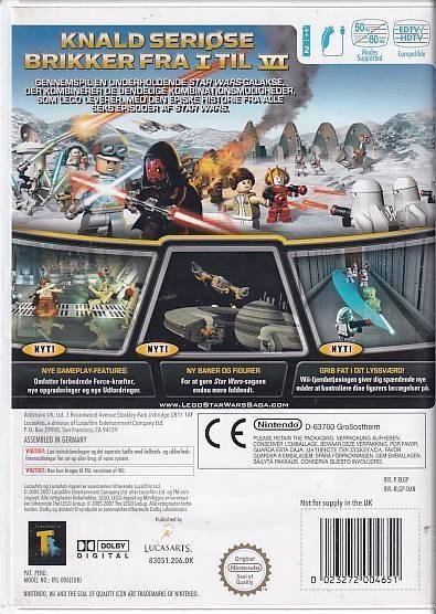 LEGO Star Wars Hele Sagaen - Nintendo Wii (B Grade) (Genbrug)